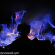 Illustration for article titled Spectacular blue lava flows at this Indonesian volcano